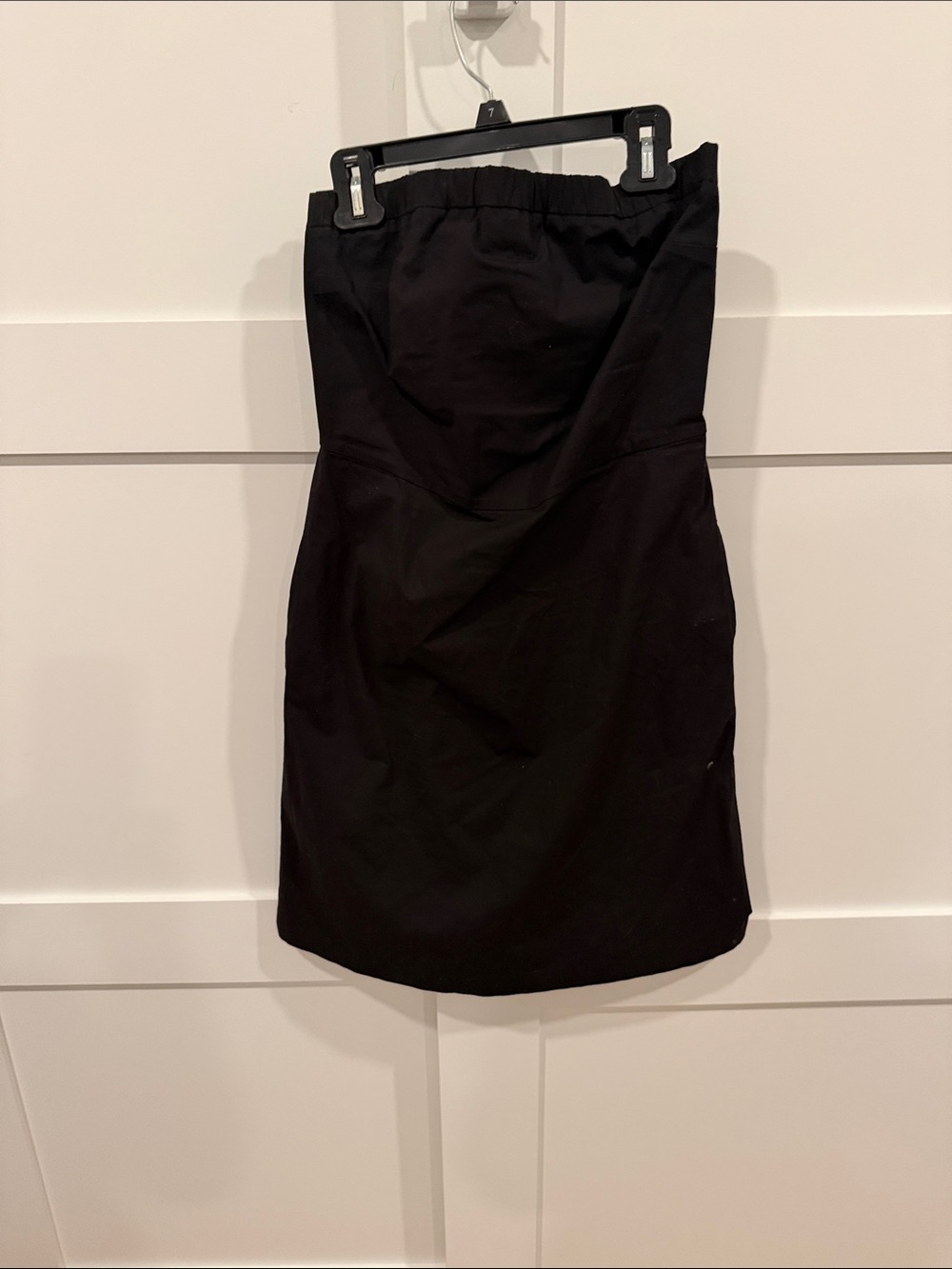 Theory Black Strapless Sheath Dress